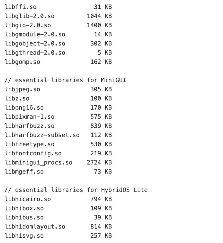 hybridoslite的依赖库统计.jpg